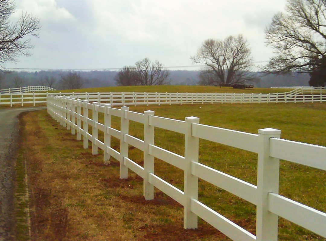 3-Rail Ranch Fence
