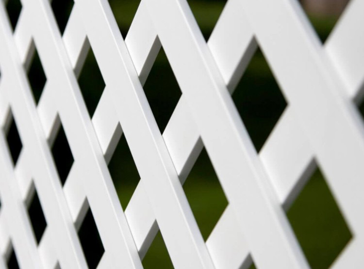 PVC Lattice Fence